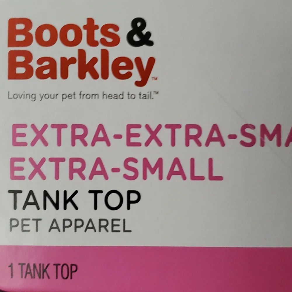 NWT BOOTS & BARKLEY Gingham Dog and Cat Pet Tank Shirt Size XXS-XS